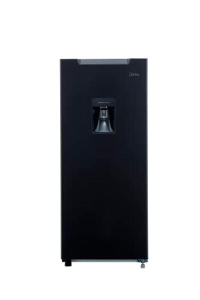 Midea MRD190CCDLSW Refrigerador Single Door Low Frost Jazz Black 7 Pies Cúbicos