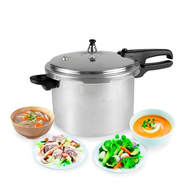 T-fal Olla Express de aluminio 6 litros, ¡Máxima seguridad! Olla de Presión que garantiza resultados perfectos en todo momento, 92160PC.