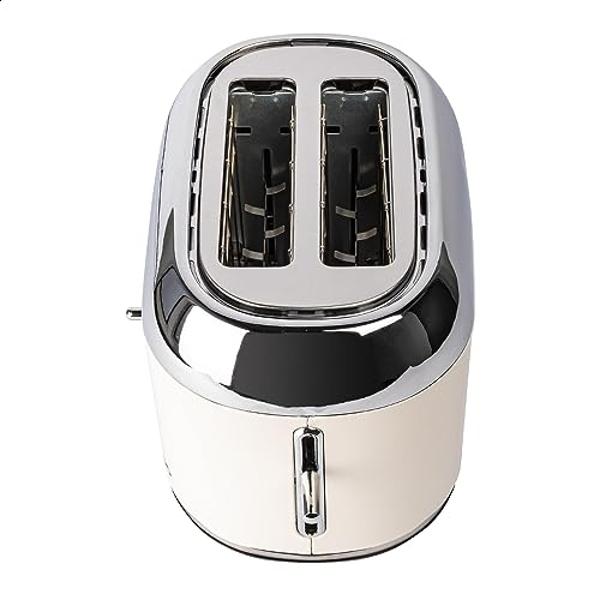 Tostador Retro Breakfast Dst-6584 Color Marfil