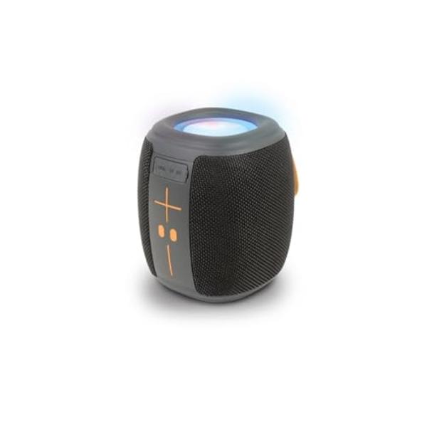 Bocina Bluetooth con Luz Led RGB Color Negro