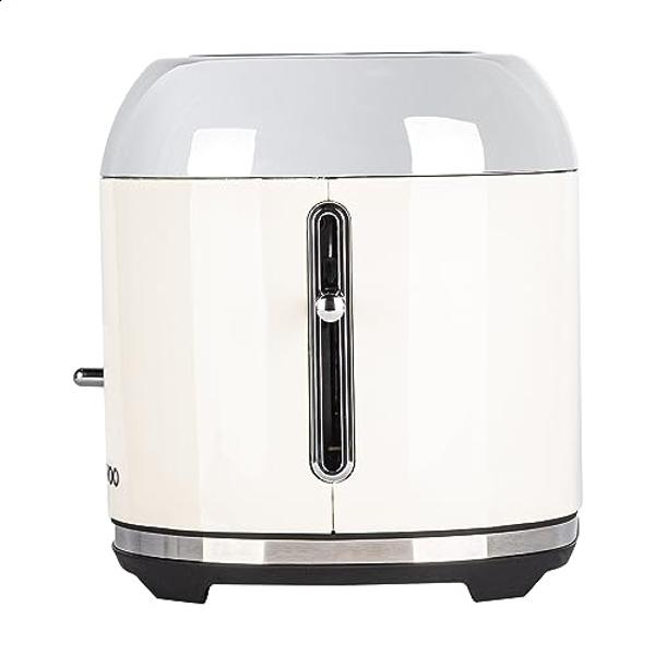 Tostador Retro Breakfast Dst-6584 Color Marfil