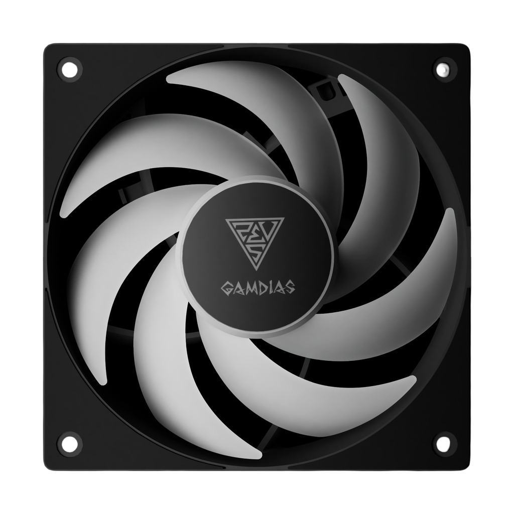 VENTILADOR GAMDIAS NOTUS M1 3X120 NEGRO ARGB NOTUS M1-1203 ARGB