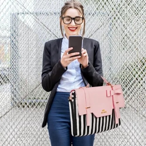 Maletín Bolsa Para Laptop Dama 15.6 Pulgadas, Matein 1339, Mochilas Para Mujer