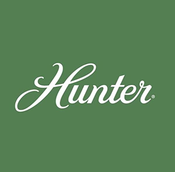 HUNTER, Ventilador de Techo con Cadena, Bartlett, Ventilador con Luz para Interiores, 5 Aspas, Color Níquel Cepillado, 52 Pulgadas, Modelo 51329
