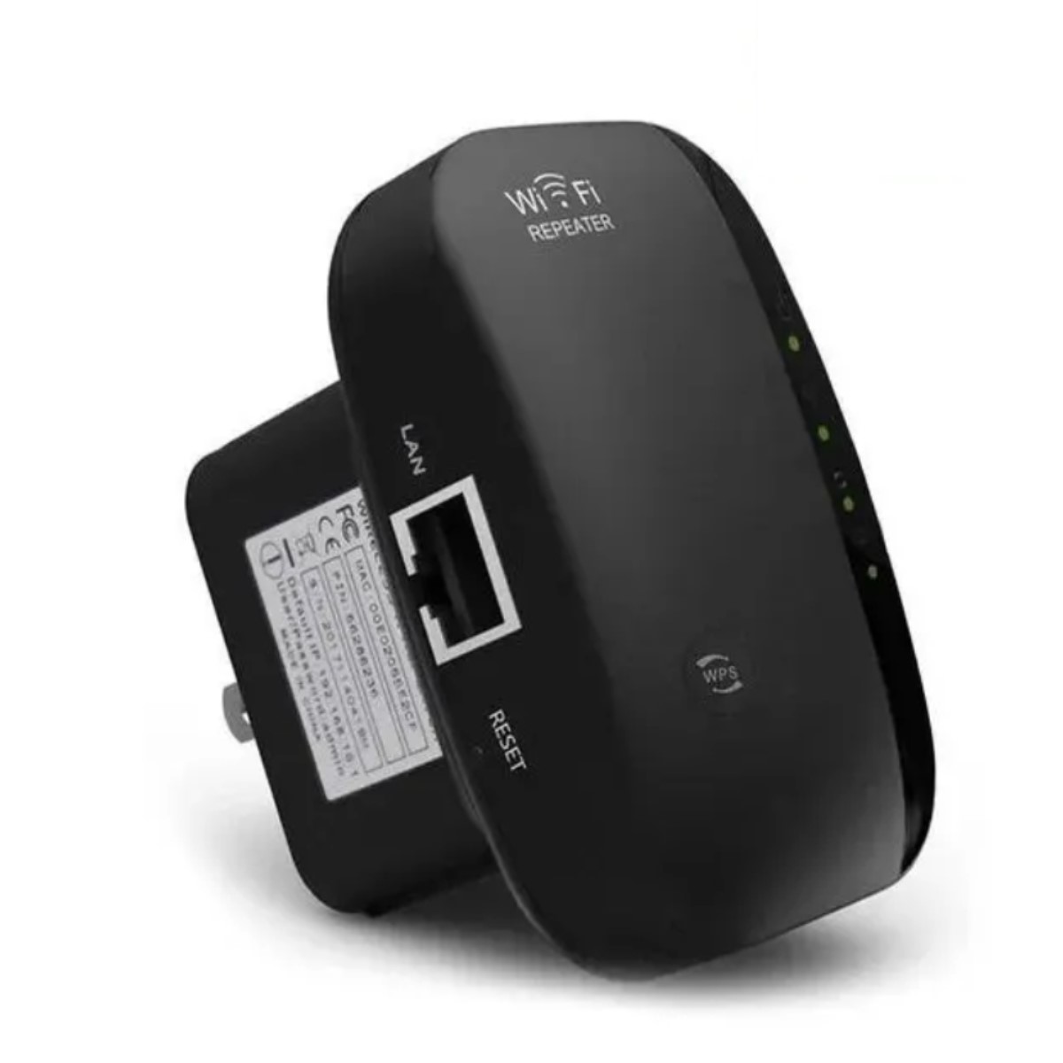 Repetidor Amplificador rj45 Wifi negro 300mbps casa negocio Inalámbrico Extensor RJ45 internet cel