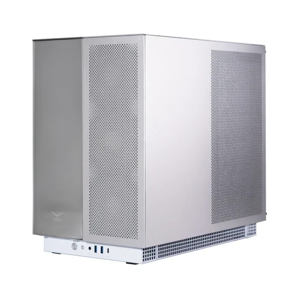 GABINETE NACEB AETHER E-ATX ARGB 4VENT S/FUENTE CRISTAL BLANCO NA-0640