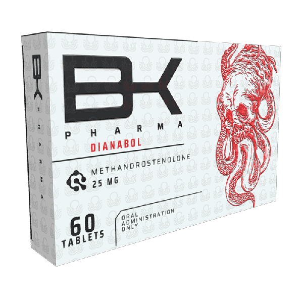 Dianabol BK Pharma Oral Metandrostenolona 25mg x 60 Tabs Masa y Fuerza