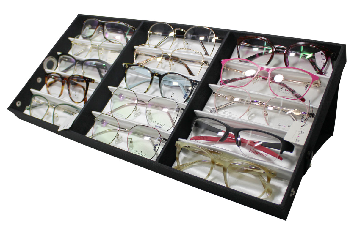  Exhibidor Charola para Lentes Oftálmicos Plegable 1P – 77E202