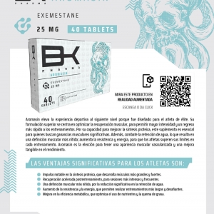 Aromasin BK Pharma Oral Exemestano 25mg x 40 Tabs Definición y Recuperación