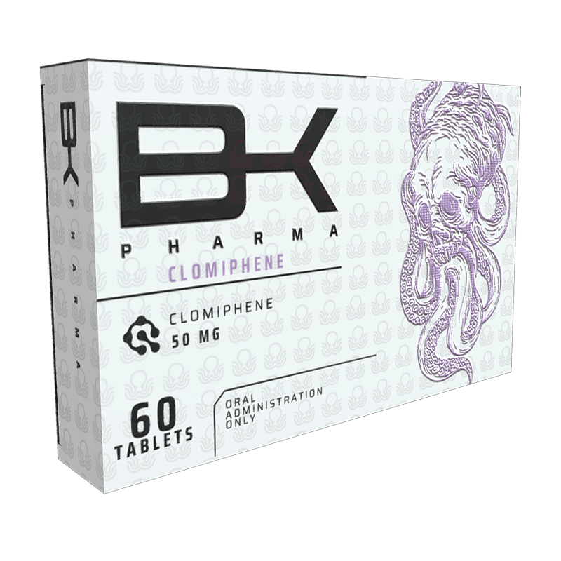 Clomiphene BK Pharma Oral Clomifeno 50mg x 60 Tabs Postciclo y Testo Natural