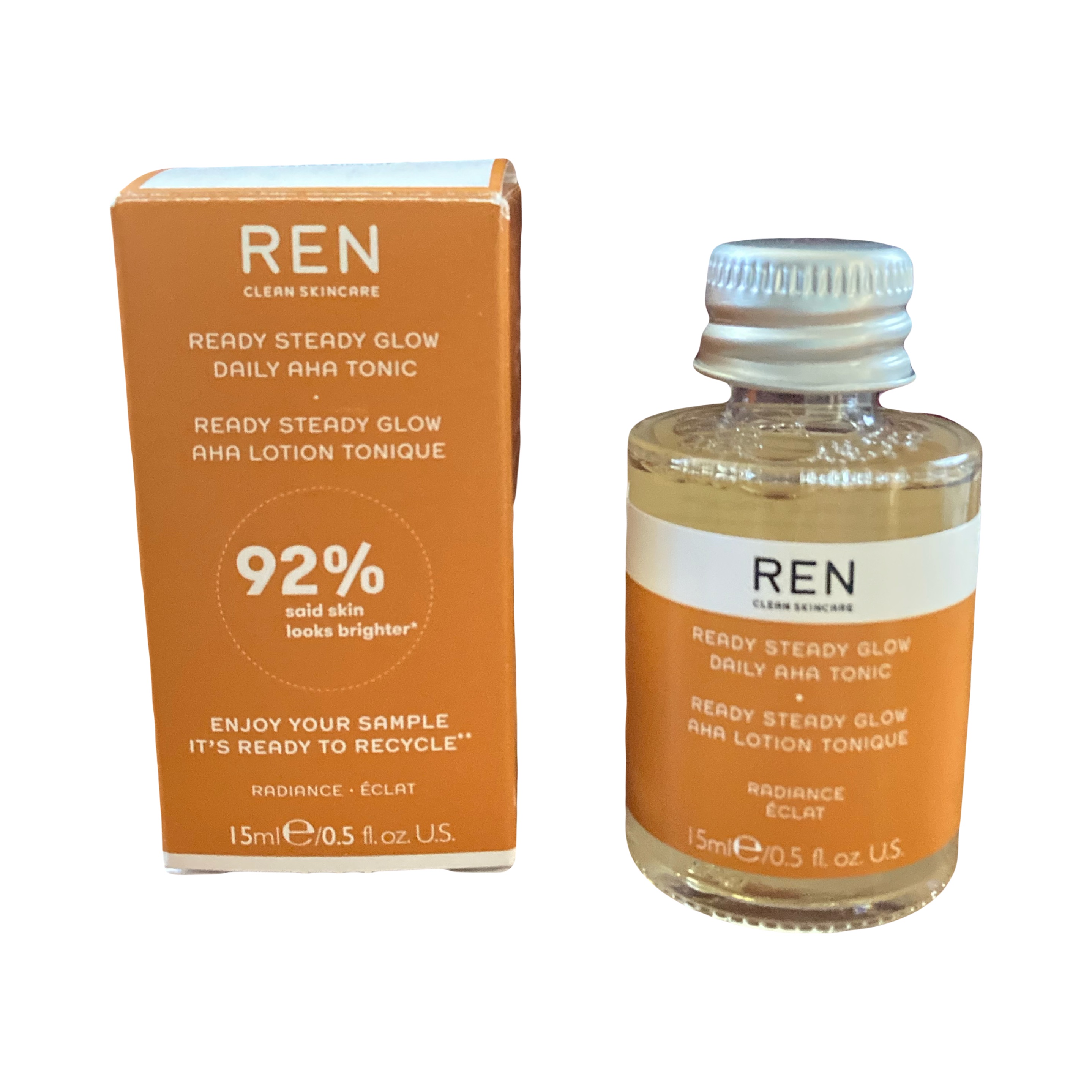 REN Clean Skincare Ready Steady Glow Daily AHA Toner 15ml
