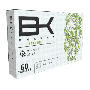 Ostarine BK Pharma Oral MK-2866 25mg x 60 Tabs Masa Magra y Recuperación