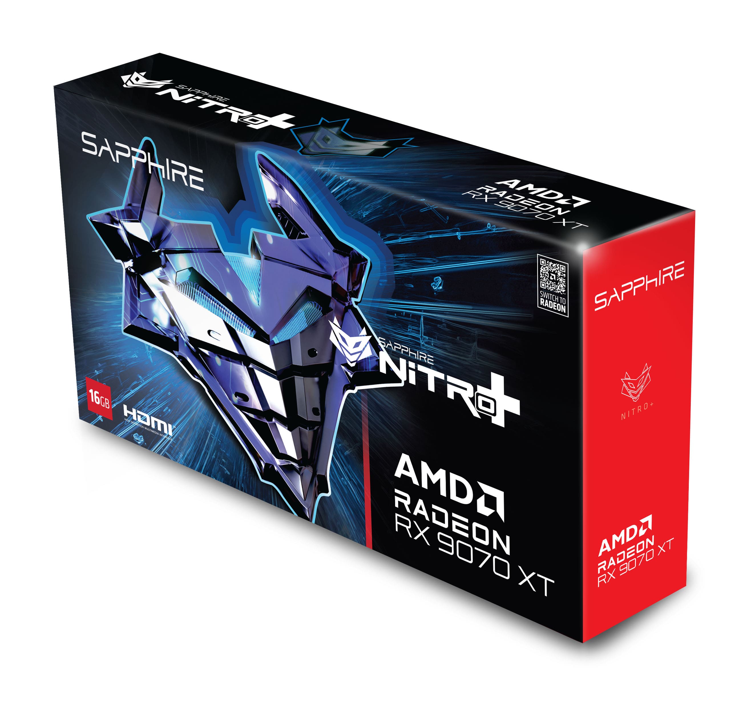 TVIDEO SAPPHIRE RX9070 XT NITRO RADEON 16GB 256BIT 11348-01-20G