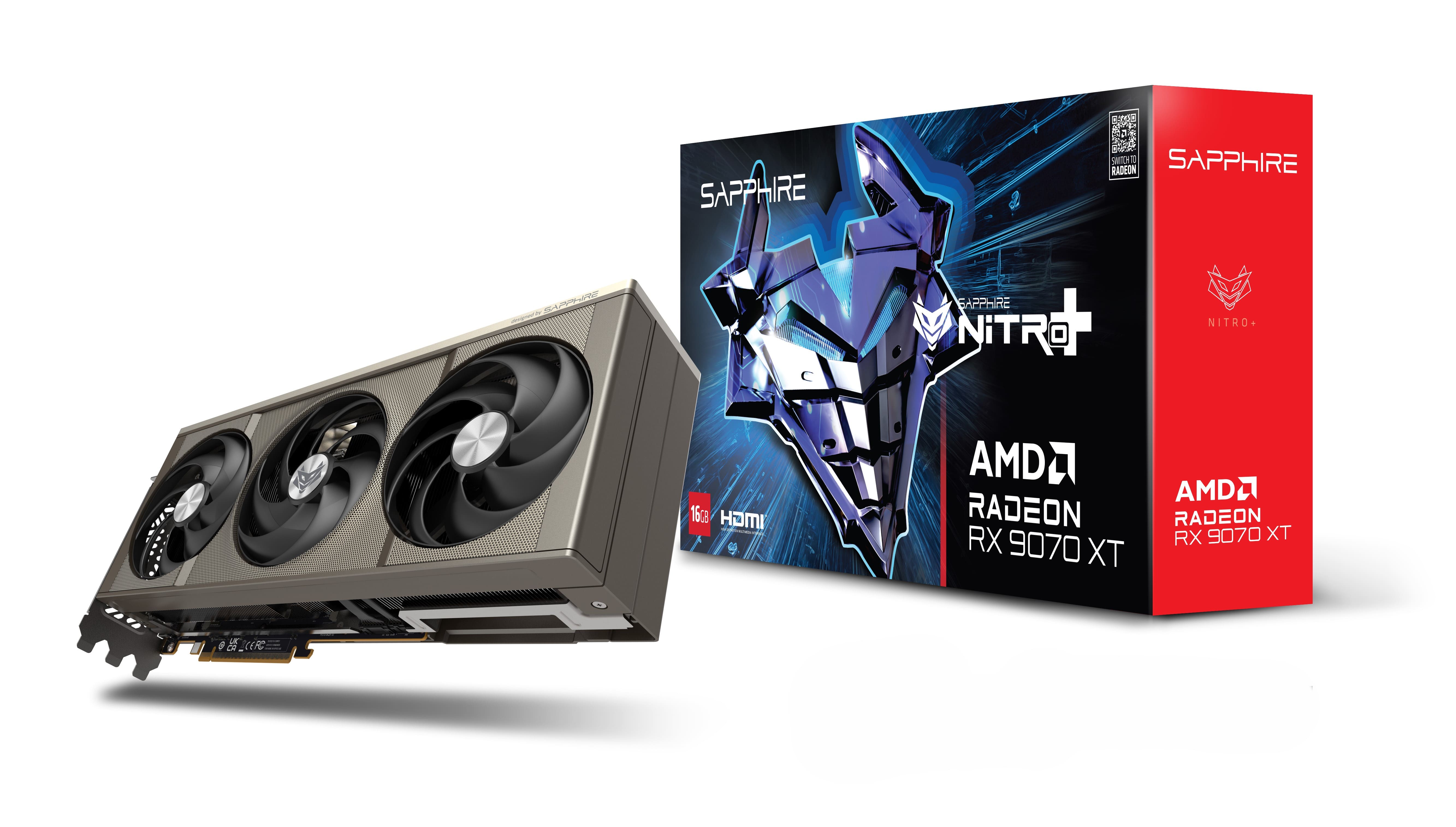TVIDEO SAPPHIRE RX9070 XT NITRO RADEON 16GB 256BIT 11348-01-20G