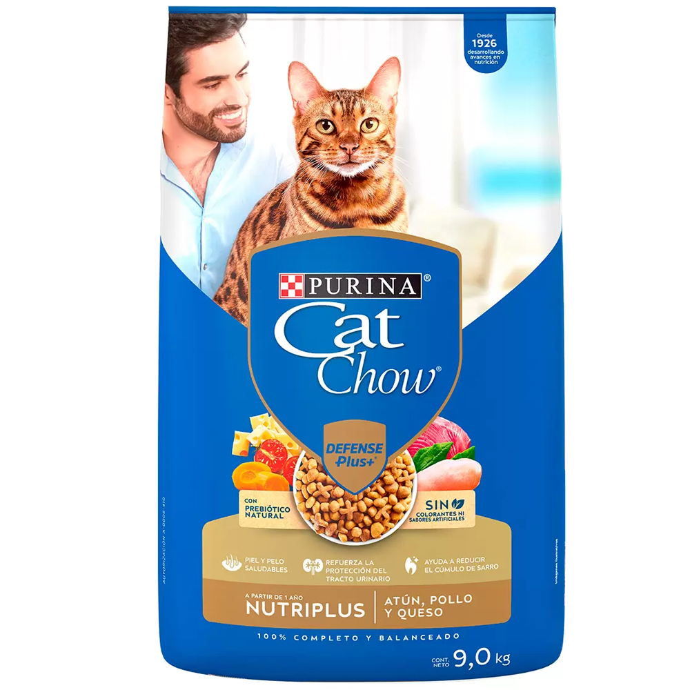 Alimento Para Gato Purina Cat Chow Adulto Nutriplus 9kg