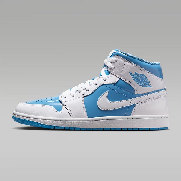 Tenis Air Jordan 1 Mid SE Blanco/azul Hombre Tallas #28 al #30