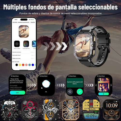 Smartwatch Hombre Reloj Inteligente C28 Resistente Al Agua