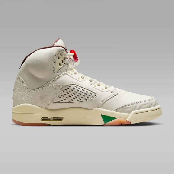Tenis Air Jordan 5 Retro "El Grito" Beige Mujer Tallas #23.5 al #24.5