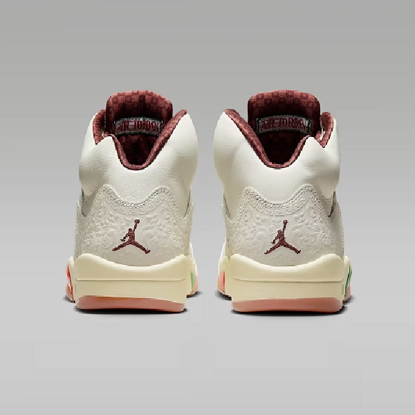 Tenis Air Jordan 5 Retro "El Grito" Beige Mujer Tallas #23.5 al #24.5