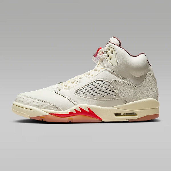 Tenis Air Jordan 5 Retro "El Grito" Beige Mujer Tallas #23.5 al #24.5