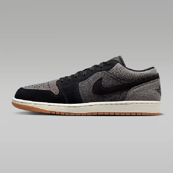 Tenis Air Jordan 1 Low SE Negro/gris Hombre Tallas #25 al #30