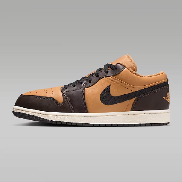 Tenis Air Jordan 1 Low SE Cafe/amarillo Hombre Tallas #26 al #30