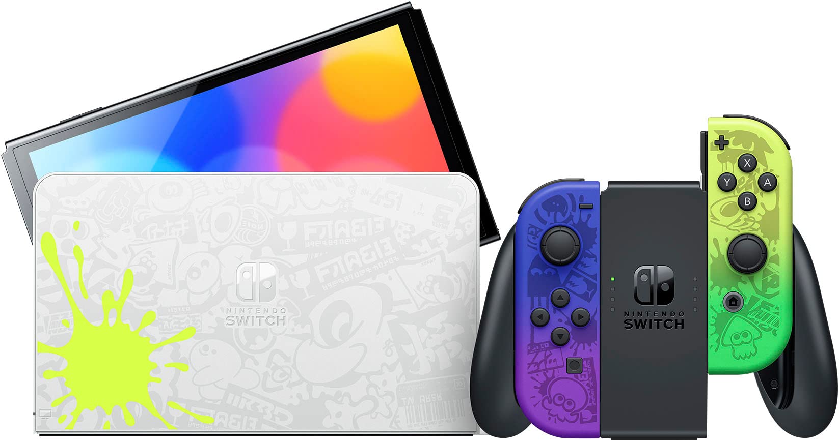  Nintendo Swtich 64 GB Edición Splatoon 3 + Control PowerA Alámbrico