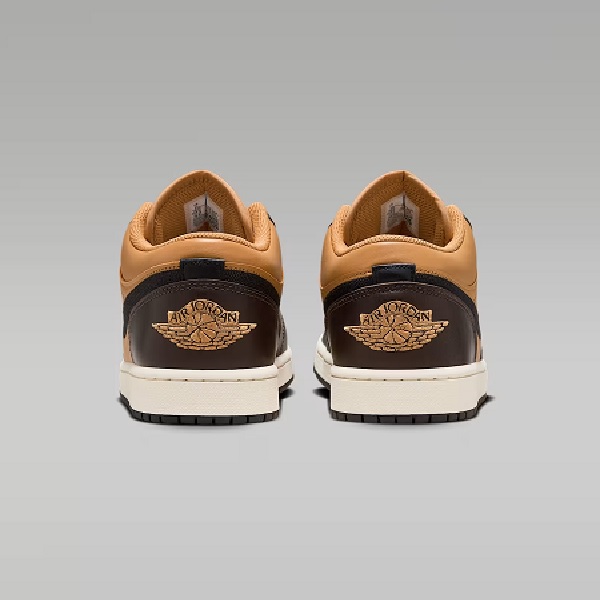 Tenis Air Jordan 1 Low SE Cafe/amarillo Hombre Tallas #26 al #30