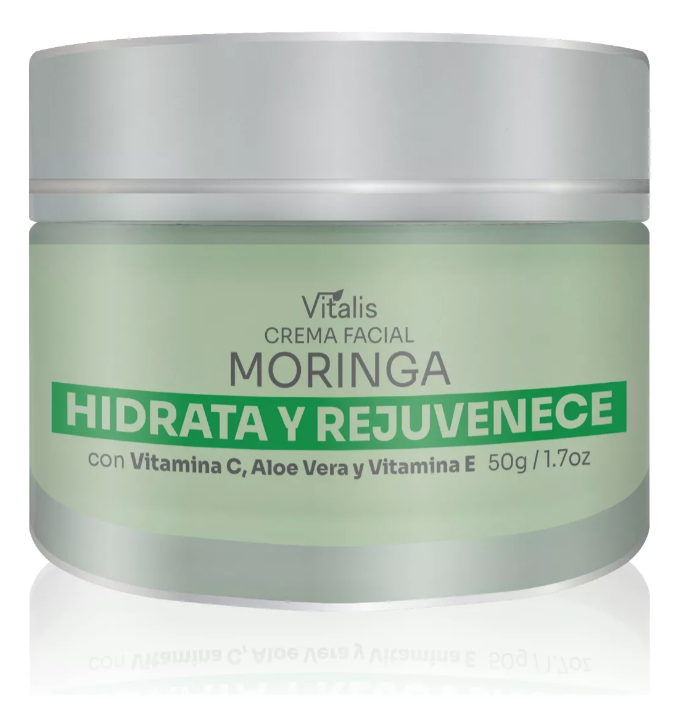 Vitalis Crema De Moringa Antiedad Hidratante Rejuvenece