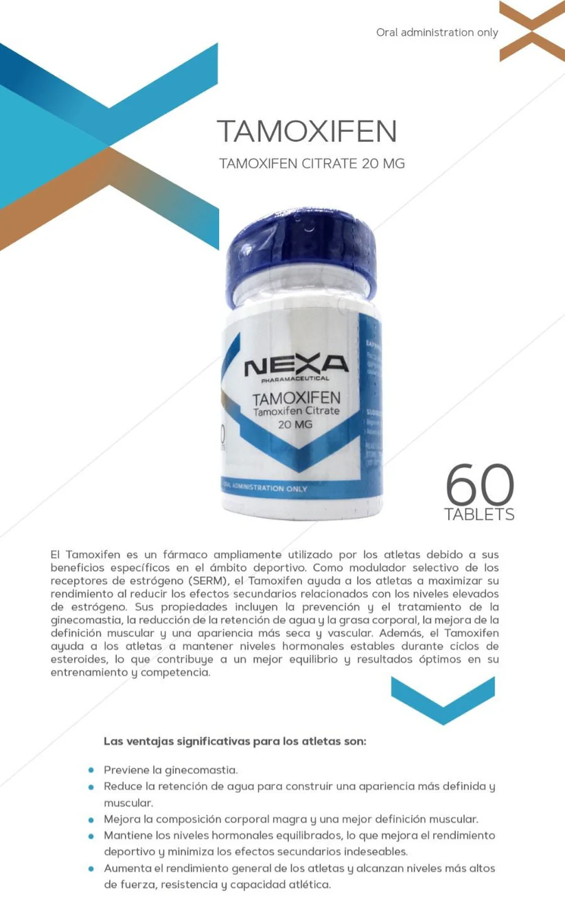Tamoxifen Nexa Pharma Tamoxifeno 20mg x 60 Tabs Control Hormonal Total