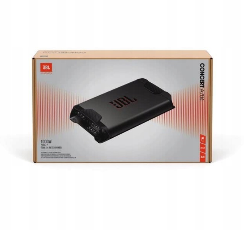 Amplificador Jbl Concert A704 4 Canales 90w Rms X 4 Clase Ab