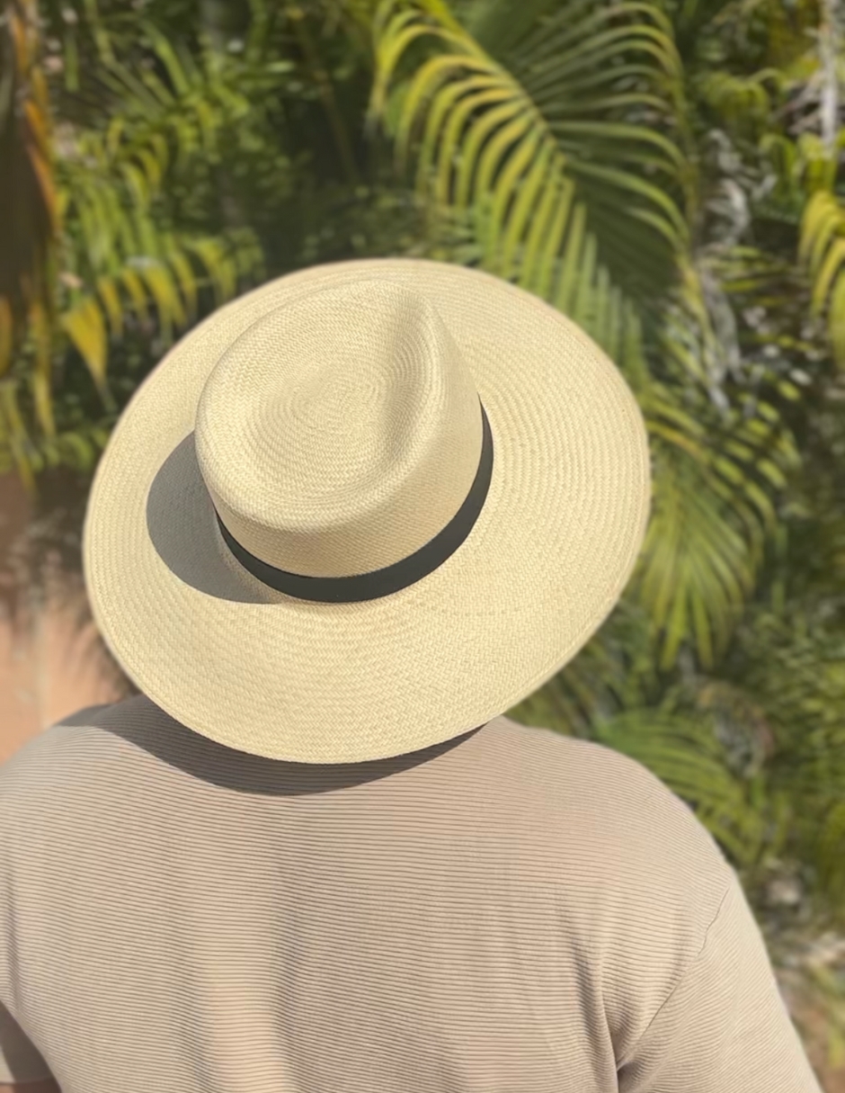 Sombrero Artesanal de Palma Jipijapa Hecho a Mano Para Hombre y Mujer