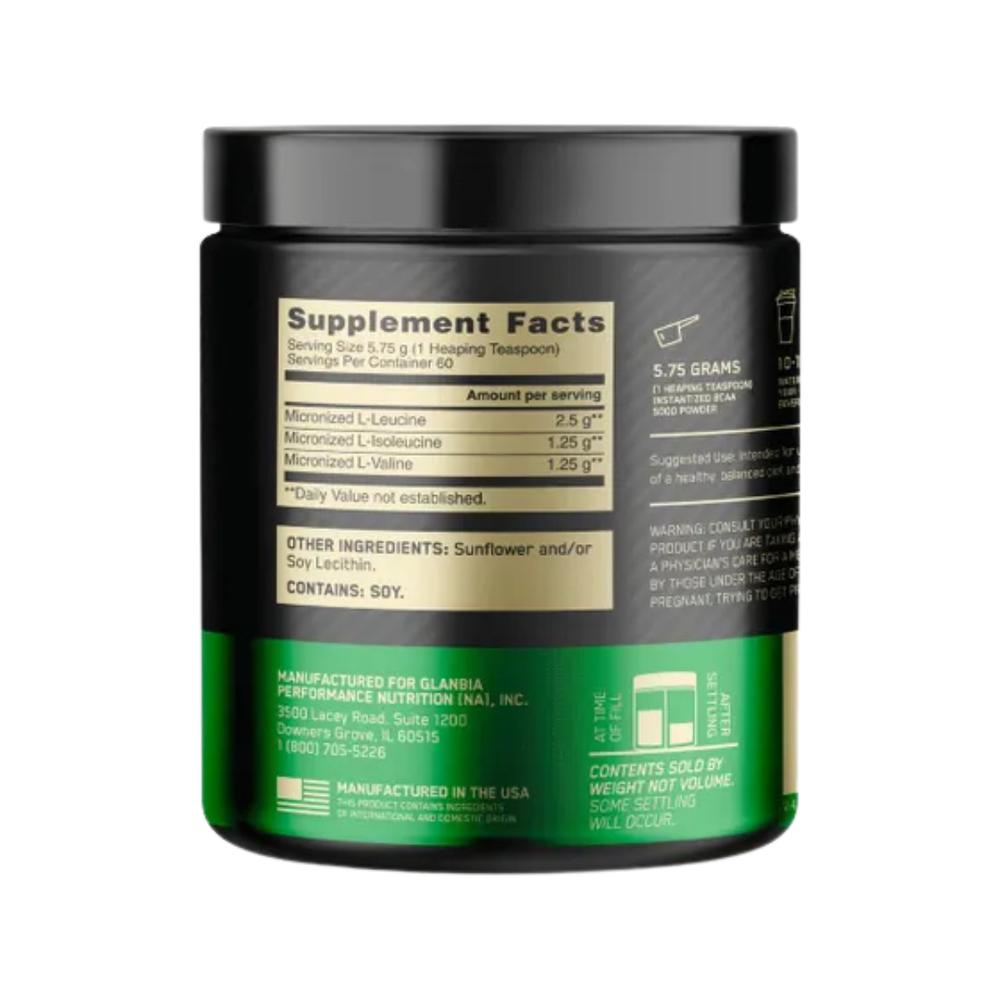 OPTIMUM NUTRITION INSTANTIZED BCAA 5000 POWDER aminoácidos 60 Serv