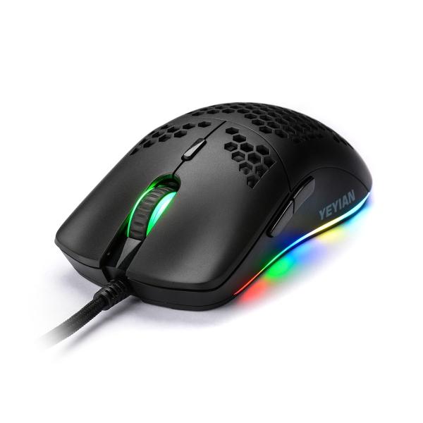 Mouse Gamer YEYIAN YMG-24310 LINKS 3000, RGB, 6 Botones, Negro, USB