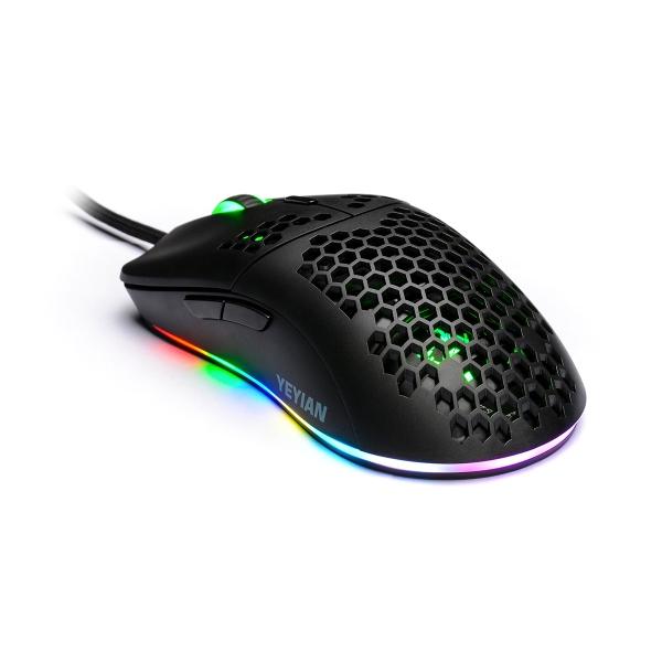 Mouse Gamer YEYIAN YMG-24310 LINKS 3000, RGB, 6 Botones, Negro, USB