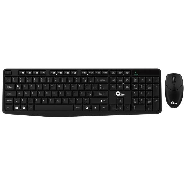 Qian Kit De Teclado Y Mouse Qian Qkx-20603 Negro 7503028761418