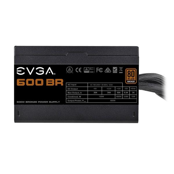 FUENTE DE PODER EVGA 100-BR-0600-K1 600W 80 PLUS BRONCE