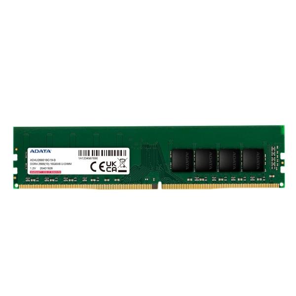 Memoria Ddr4 Adata 16gb 2666 Mhz Udimm (ad4u266616g19-sgn)