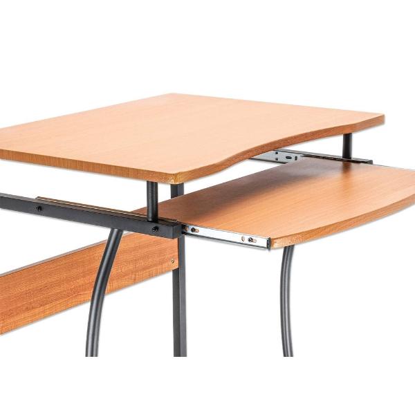 Escritorio compacto con bandeja deslizable para teclado Manhattan.