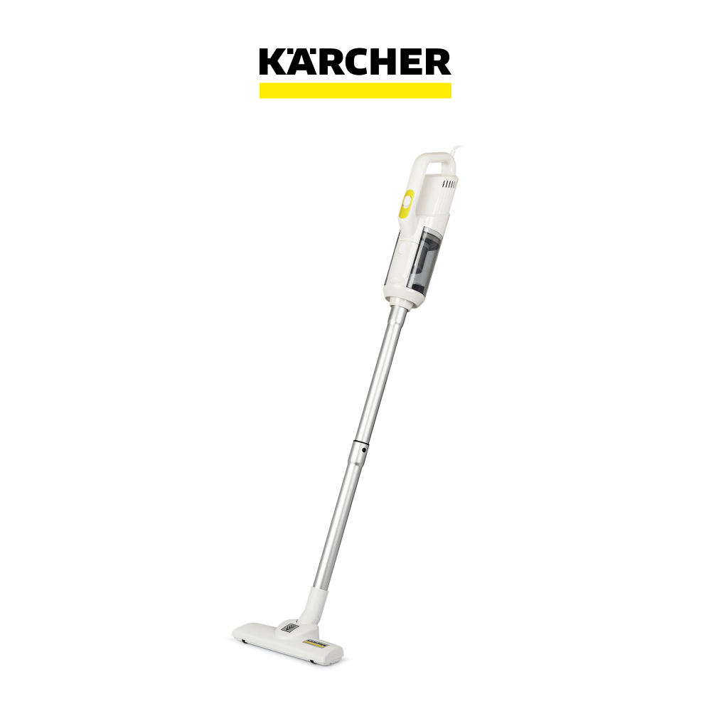 ASPIRADORA VERTICAL KARCHER VCL2 2 EN 1 FILTRACION HEPA 500 ML BLANCO