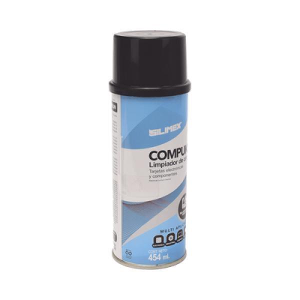 Silimex Limpiador desengrasante en aerosol dielectrico, para tarjetas electrónicas y circuitos, bote 454 ml