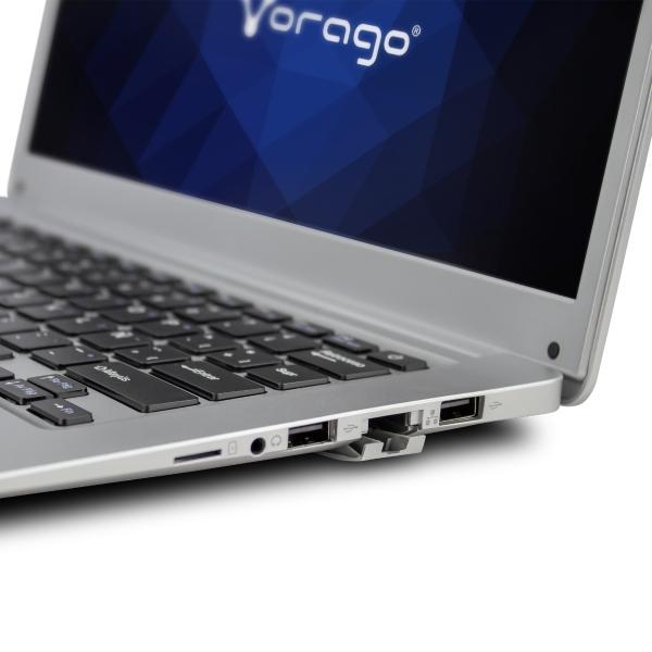 LAPTOP VORAGO ALPHAPLUS 14 V2 CELN4020 4GB 64GB+500GB HDMI PLATA W10P