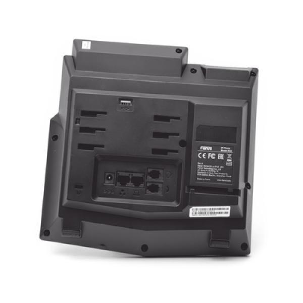 Fanvil Teléfono IP Empresarial con Estándares Europeos, 12 lineas SIP con pantalla a color, 30 teclas DSS/BLF, puertos Gigabit, IPv6, Opus y conferencia de 3 vías, PoE/DC