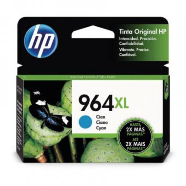 Cartucho HP 964XL Alto Rendimiento Cian Original, 1600 Páginas