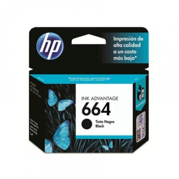 Cartucho HP 664 Negro Original, 120 Páginas