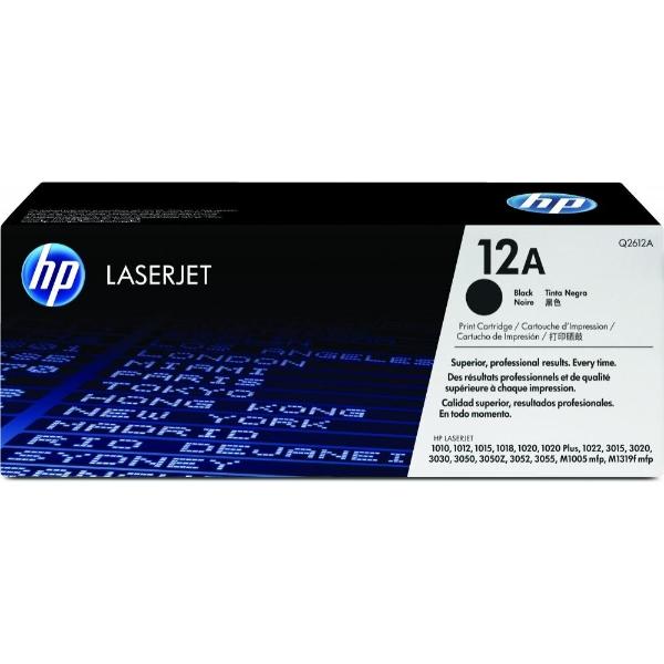 Tóner HP 12A Negro Original, 2000 Páginas