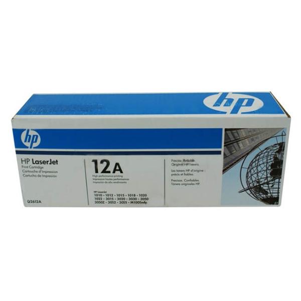 Tóner HP 12A Negro Original, 2000 Páginas