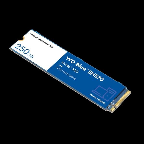 Western Digital UNIDAD SSD M.2 WD 250GB (WDS250G3B0C) BLUE SN570,PCIE 3.0, NVME, 3D NAND, 2280