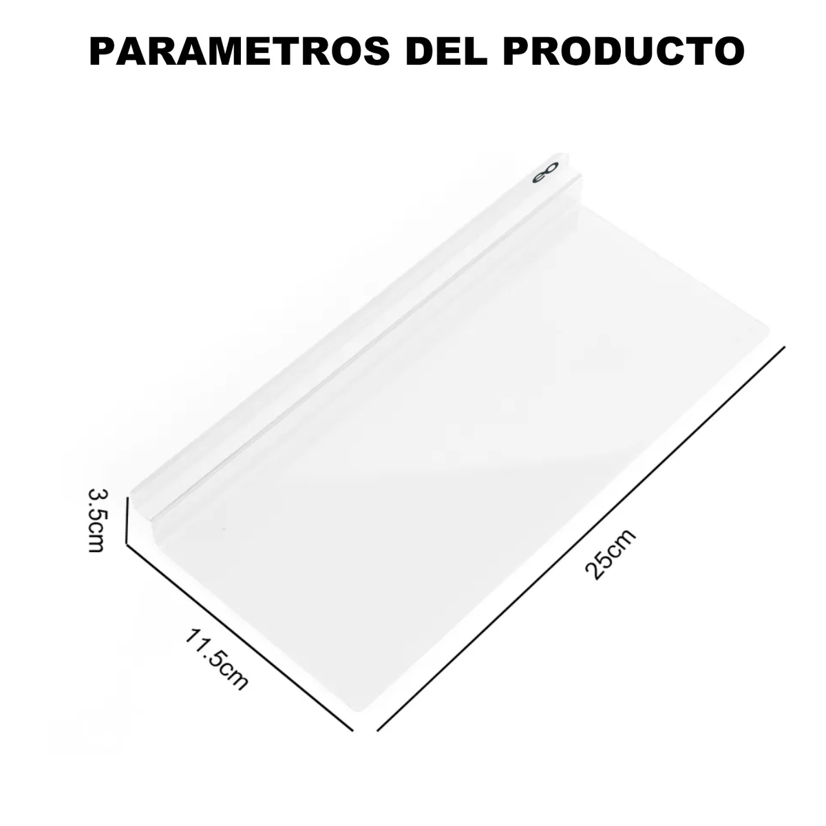  Set 24 Piezas Exhibidor Para Zapatos Acrilico Para Panel Ranurado