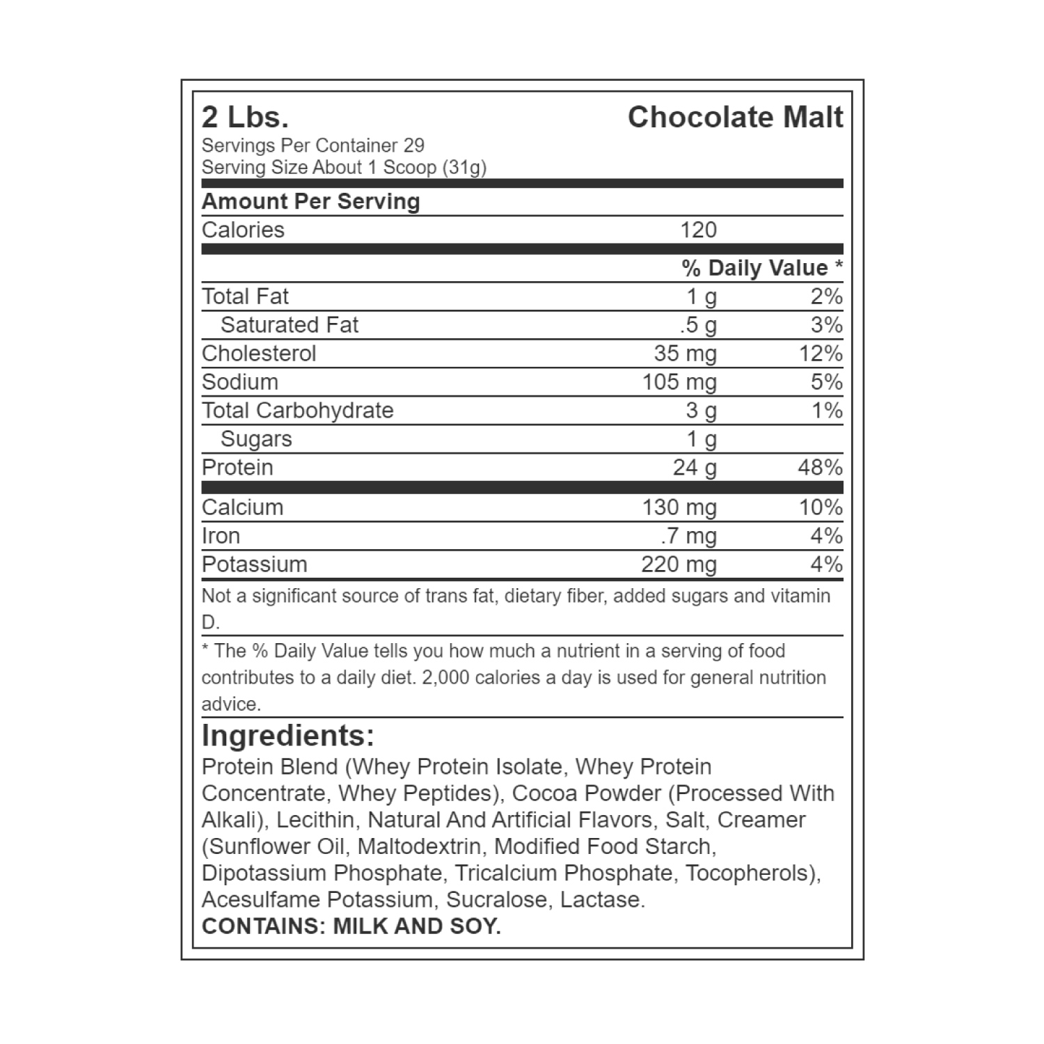 Proteina ON Optimum Nutrition Gold Standard 100% Whey 2lbs 29 Serv. - Chocolate